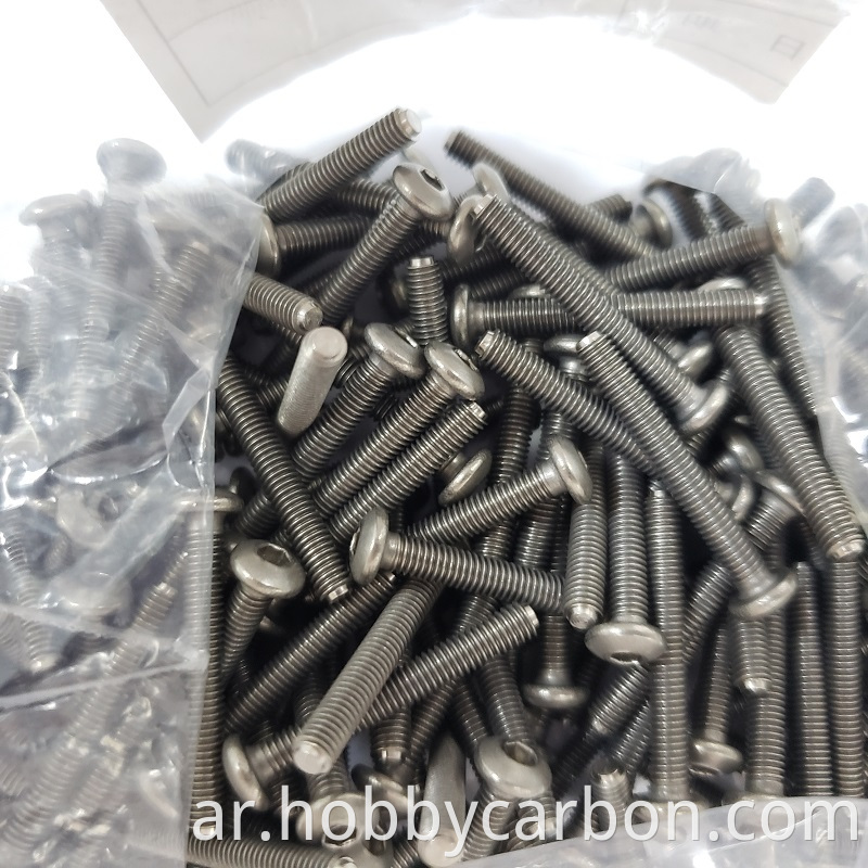 Titanium Button Head Bolts